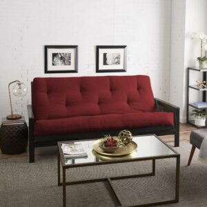 Sorra Home - 6 inch Reversible Tufted Futon Mattress, Full Size