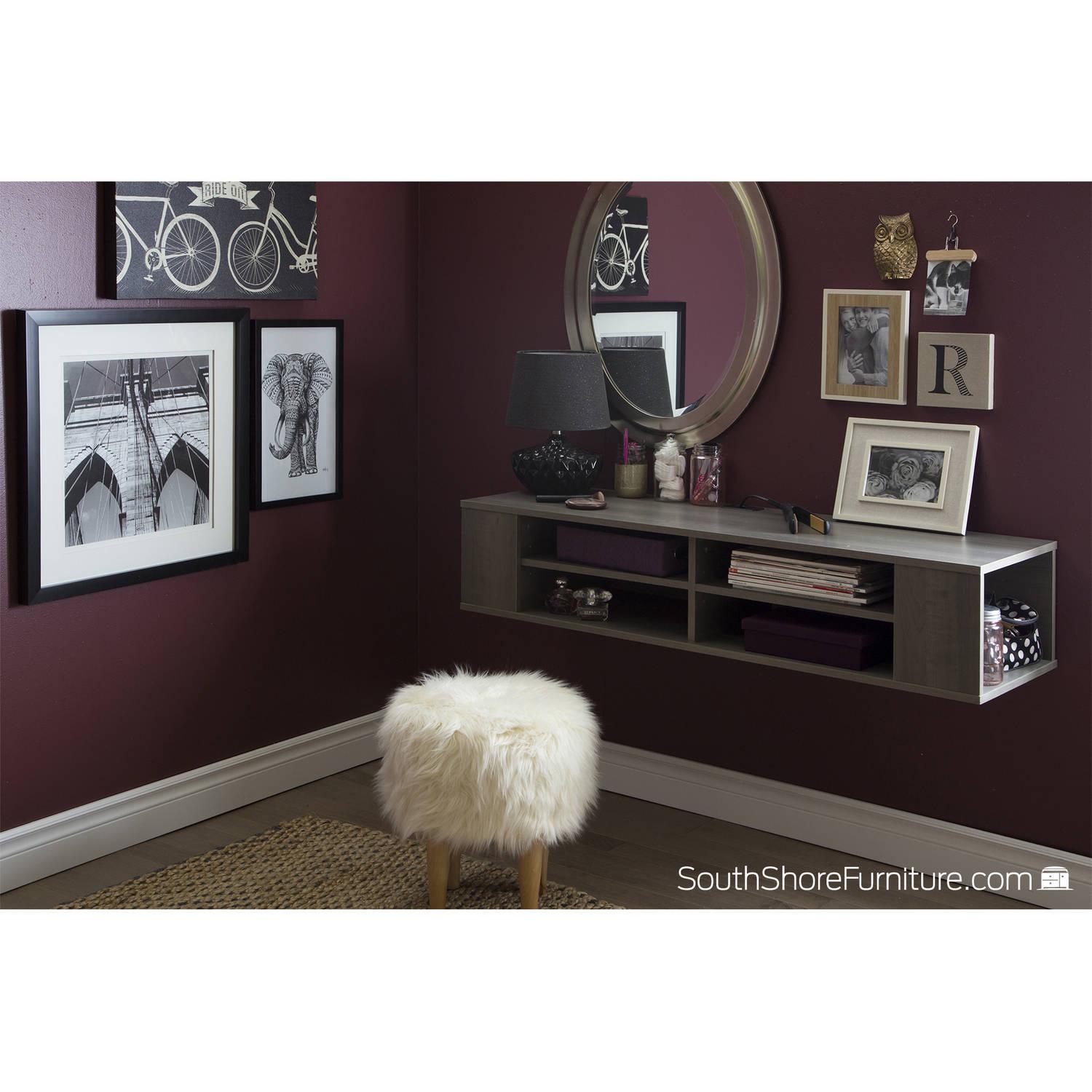 South Shore City Life 48" Wall Mounted TV Stand, Multiple Colors - Image 3