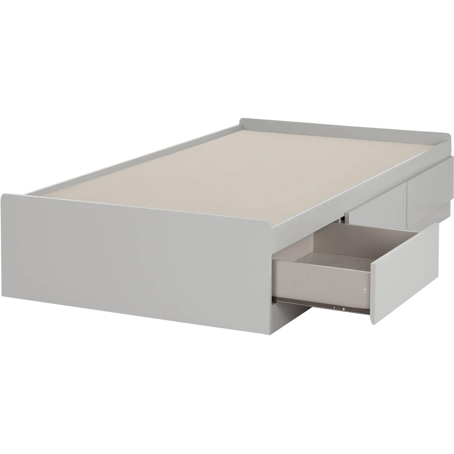 South Shore Cookie Twin Mates Bed with 3 Drawers, Soft Gray - Image 5