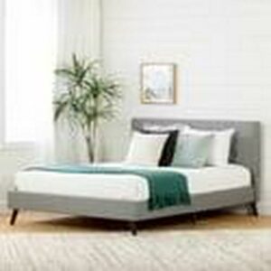 South Shore Fusion, Contemporary Bed, Queen Gray