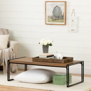 South Shore Gimetri 48" Coffee Table in Rustic Bamboo