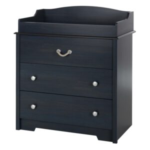 South Shore Navali Changing Table with Drawers, Blueberry