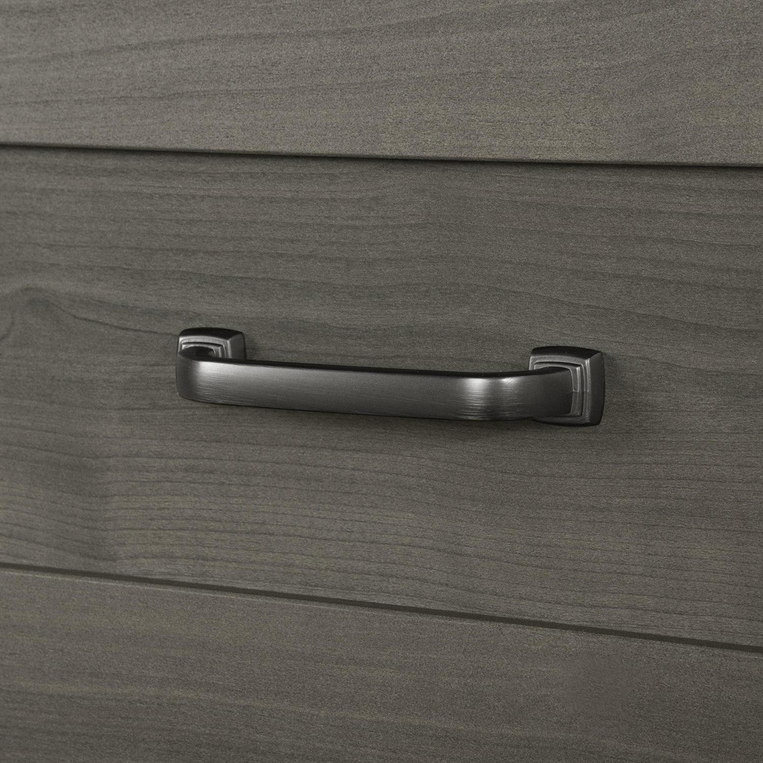 South Shore Prairie, Farmhouse 6-Drawer Double Dresser, Gray Maple - Image 10