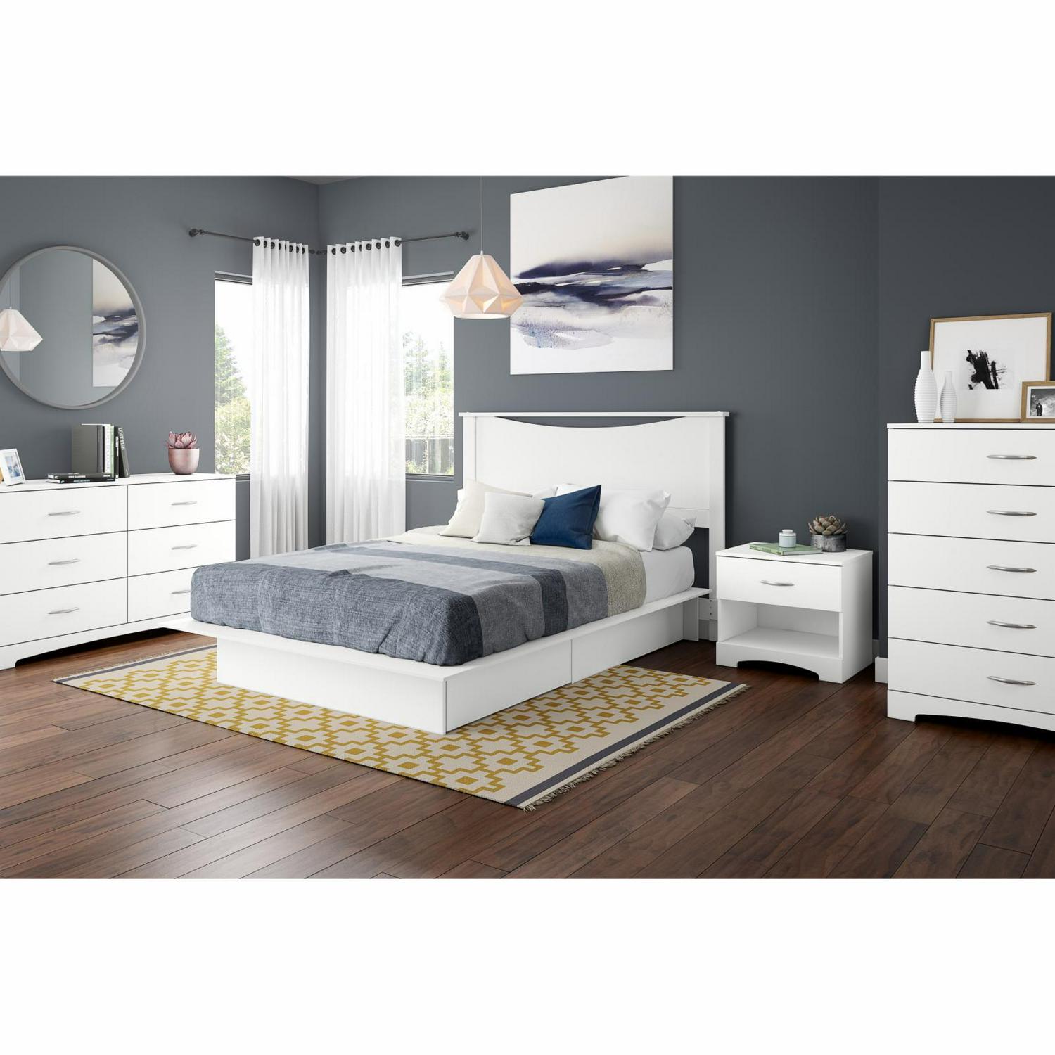 South Shore Maddox 5 Drawer Chest in Pure White Finish - Image 3