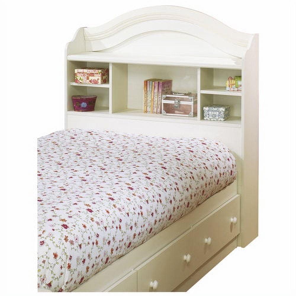 South Shore Summer Breeze Mate's Twin Bed with Storage, White - Image 6