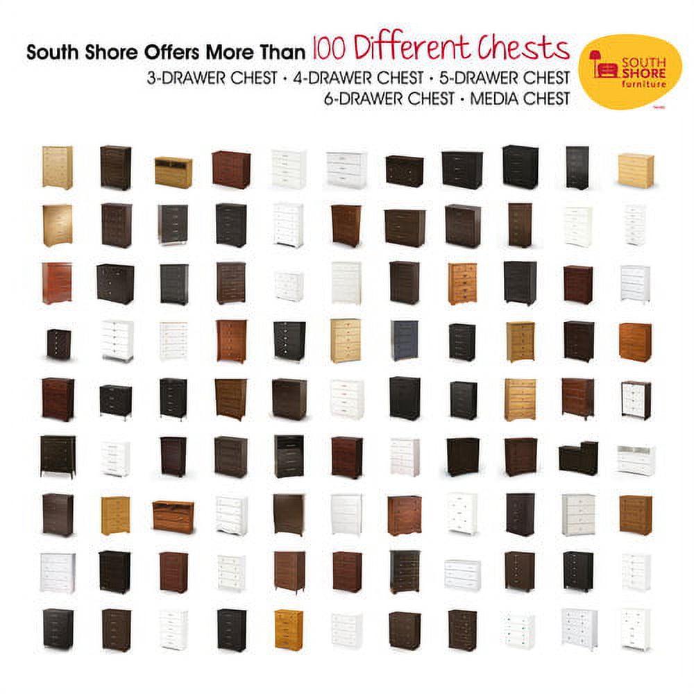 South Shore Summer Breeze Mate's Twin Bed with Storage, White - Image 10