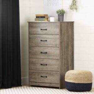 South Shore Tassio, Farmhouse Chest, Brown