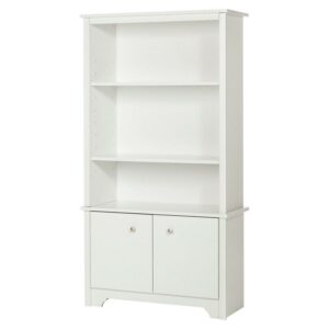 South Shore Vito 3-Shelf 59 1/2" Bookcase with Doors, Multiple Finishes