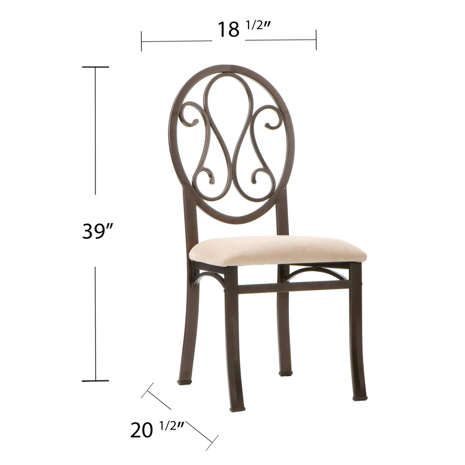 Southern Enterprises Lucianna Dining Chair - 4 Chairs - Image 6