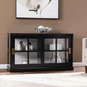 SEI Furniture Byward Curio Cabinet 48 x 27.5 with Shelf.