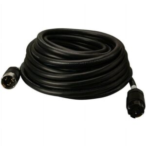 Southwire 50' Black Outdoor Extension Cord CA-Style CS63, Twist to Lock Plug