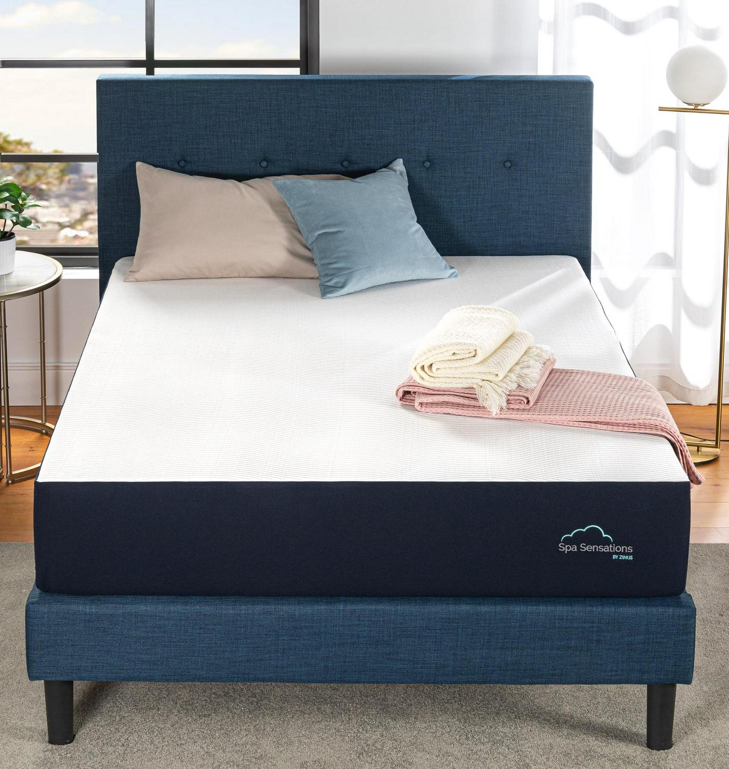 Spa Sensations by Zinus Comfort Firm 10 Memory Foam Mattress, Made in the USA of US Foam and Global Materials, Twin - Image 6