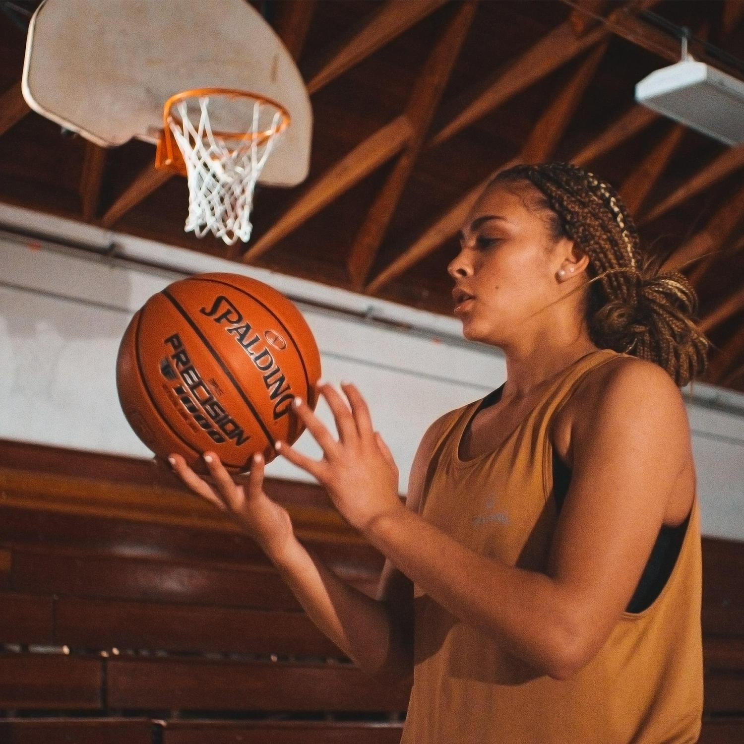 Spalding Precision TF-1000 Indoor Game Basketball 28.5 Inch - Image 6