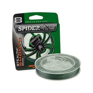 SpiderWire Stealth® Braid Fishing Line, Moss Green, 8 lb Test Strength, 1500 yd