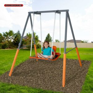 Sportspower Deluxe Skyflyer Swing with Metal Frame and Headrest