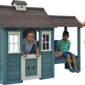 Sportspower Stone Creek Wooden Playhouse with Daybed
