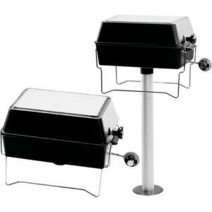 Springfield Dlx Gas Pedestal Grill with Thread-Lock