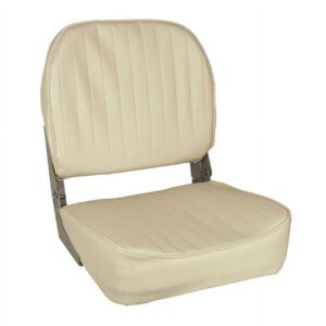 Springfield Marine White Folding Fishing Boat Seat