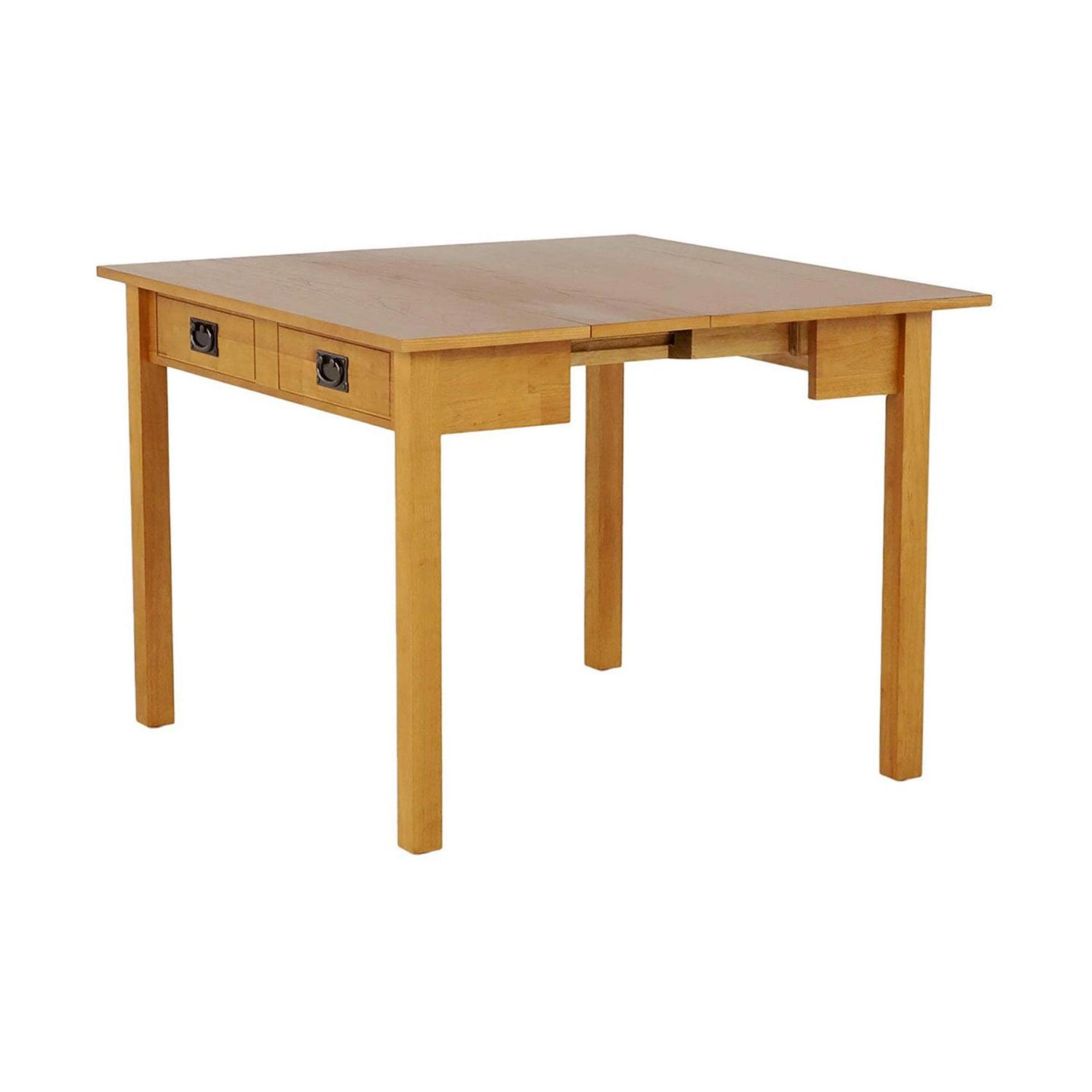 Stakmore Hardwood Traditional Expanding Table W/ 3 Adjustable Positions - Image 6