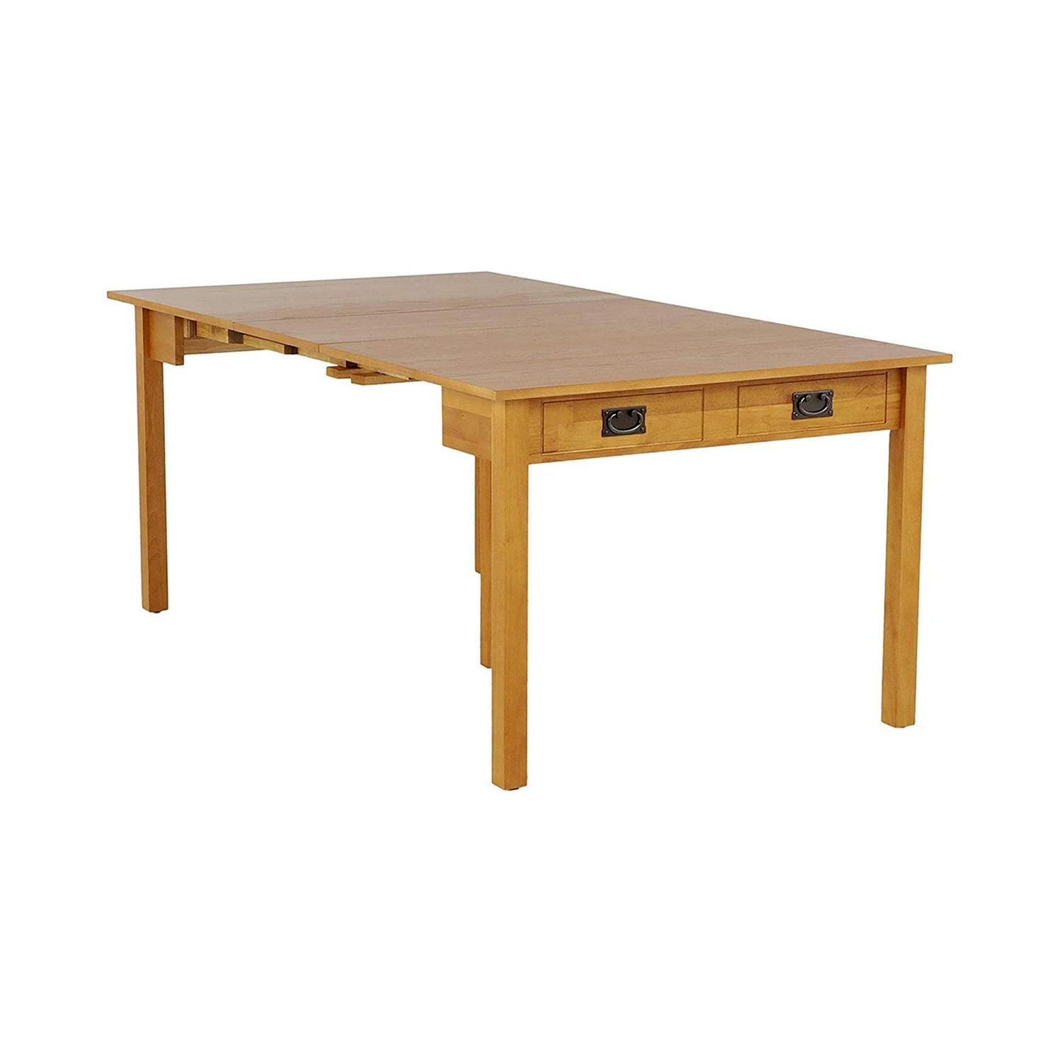 Stakmore Hardwood Traditional Expanding Table W/ 3 Adjustable Positions - Image 7