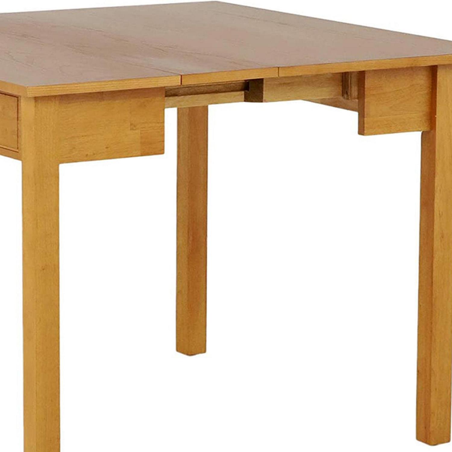 Stakmore Hardwood Traditional Expanding Table W/ 3 Adjustable Positions - Image 10