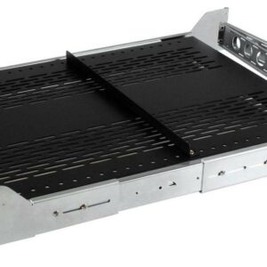 StarTech.com 2U Vented Sliding Rack Shelf w/ Cable Management Arm & Adjustable Mounting Depth - 50lbs / 22.7kg