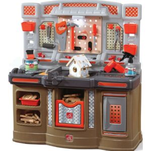 Step2 Big Builders Pro Workshop Multicolor Tool Bench, 27.50" x 34", 19 lb