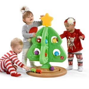 Step2 My First Christmas Tree with Toy Train for Toddlers