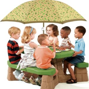 Step2 Naturally Playful Kids Picnic Table with 60-inch Umbrella