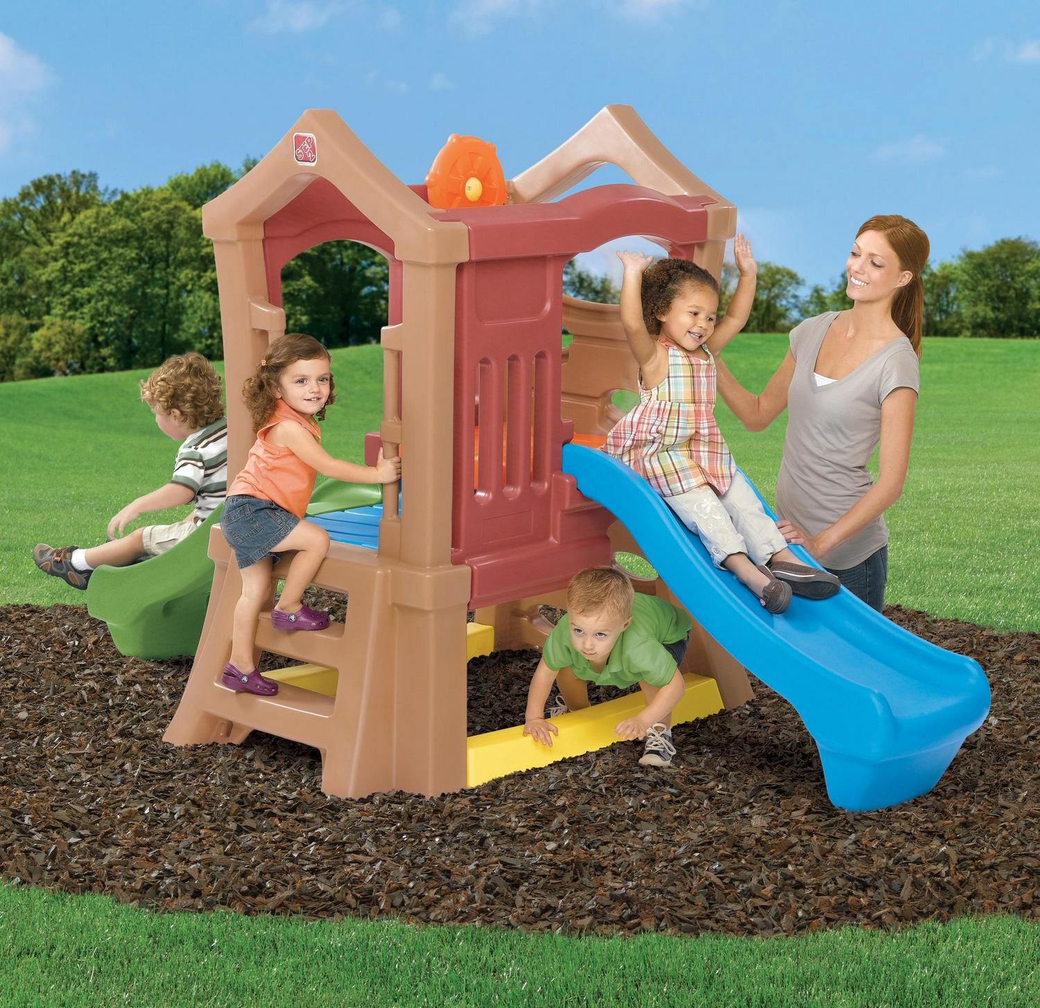 Step2 Play-up Double Slide and Climber Outdoor Playset for Kids - Image 21
