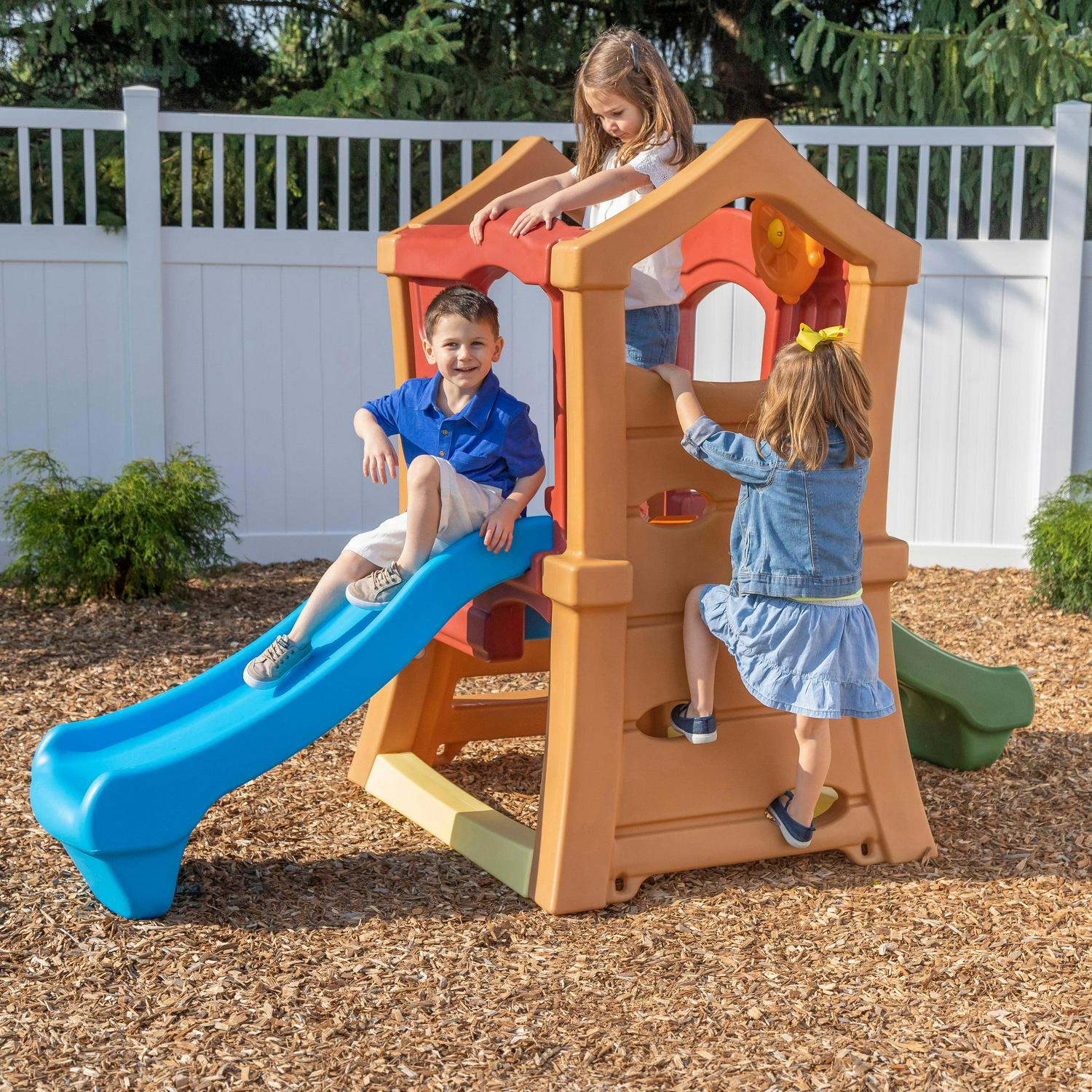 Step2 Play-up Double Slide and Climber Outdoor Playset for Kids - Image 18