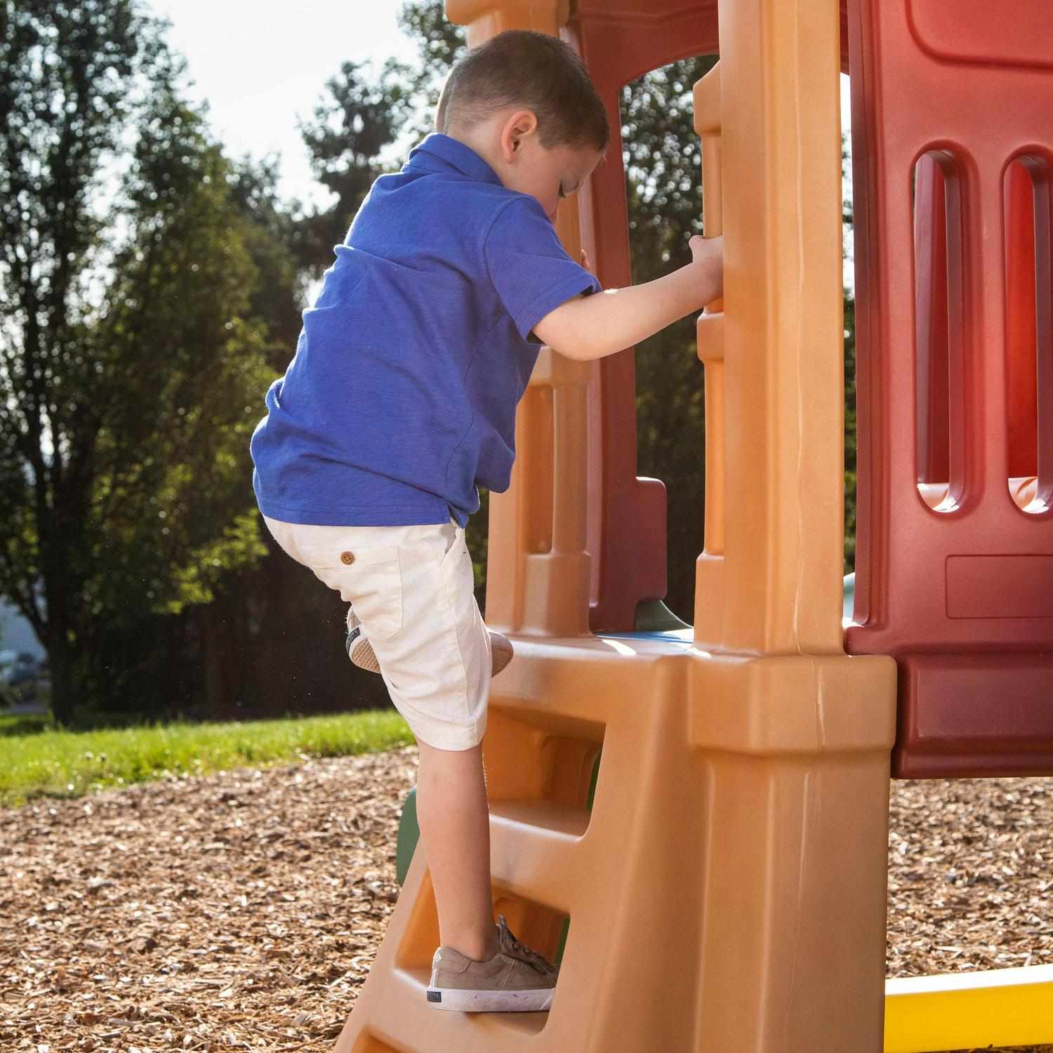Step2 Play-up Double Slide and Climber Outdoor Playset for Kids - Image 26
