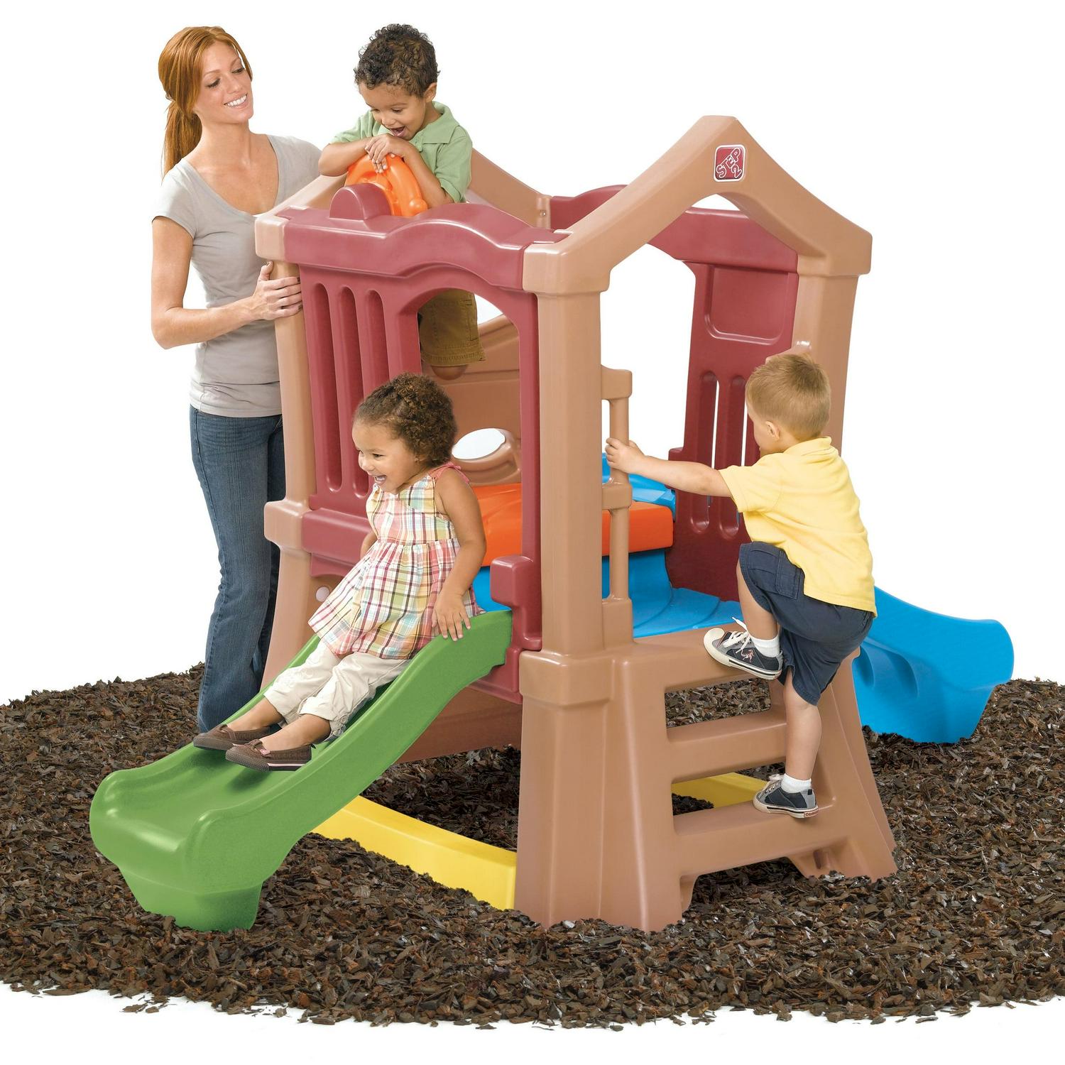 Step2 Play-up Double Slide and Climber Outdoor Playset for Kids - Image 6
