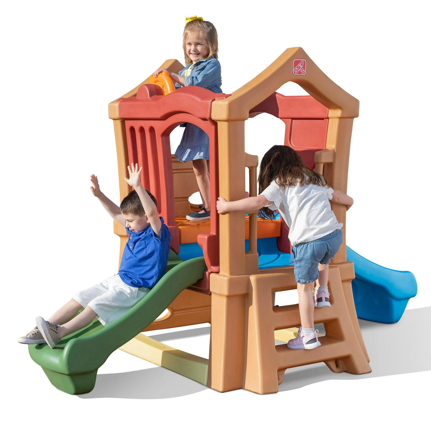Step2 Play-up Double Slide and Climber Outdoor Playset for Kids - Image 9