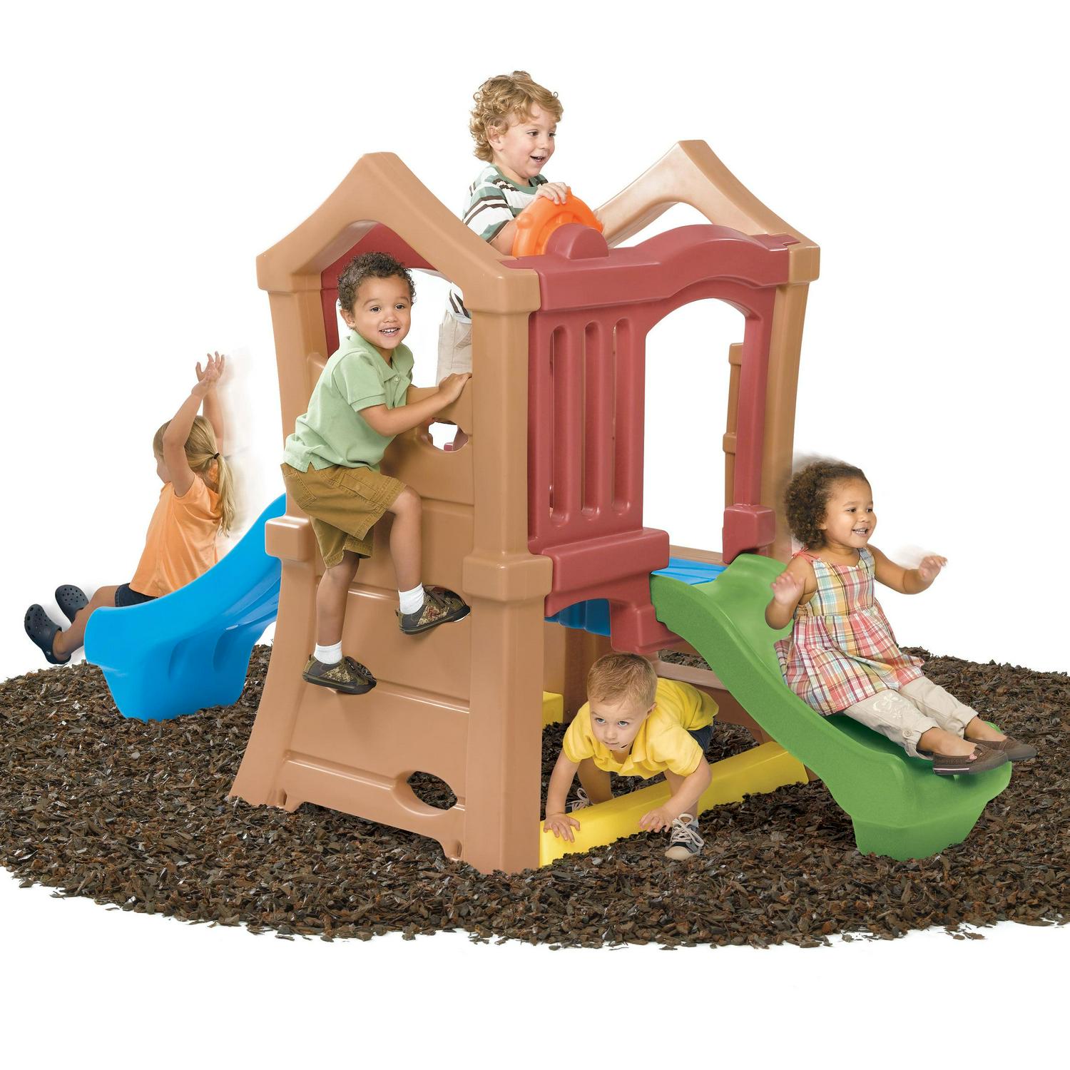 Step2 Play-up Double Slide and Climber Outdoor Playset for Kids - Image 4