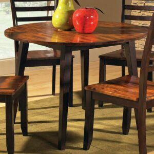 Steve Silver Company Abaco Double Drop Leaf Cherry Finish Wood Dining Table