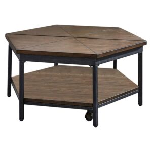 Steve Silver Ultimo Hexagon Lift-Top Cocktail