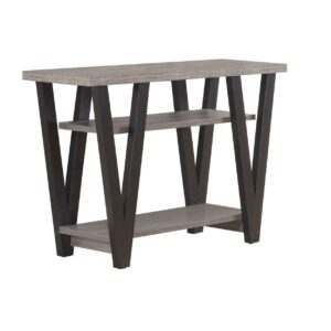 Stevens 2-shelf Engineered Wood Entryway Console Table Grey