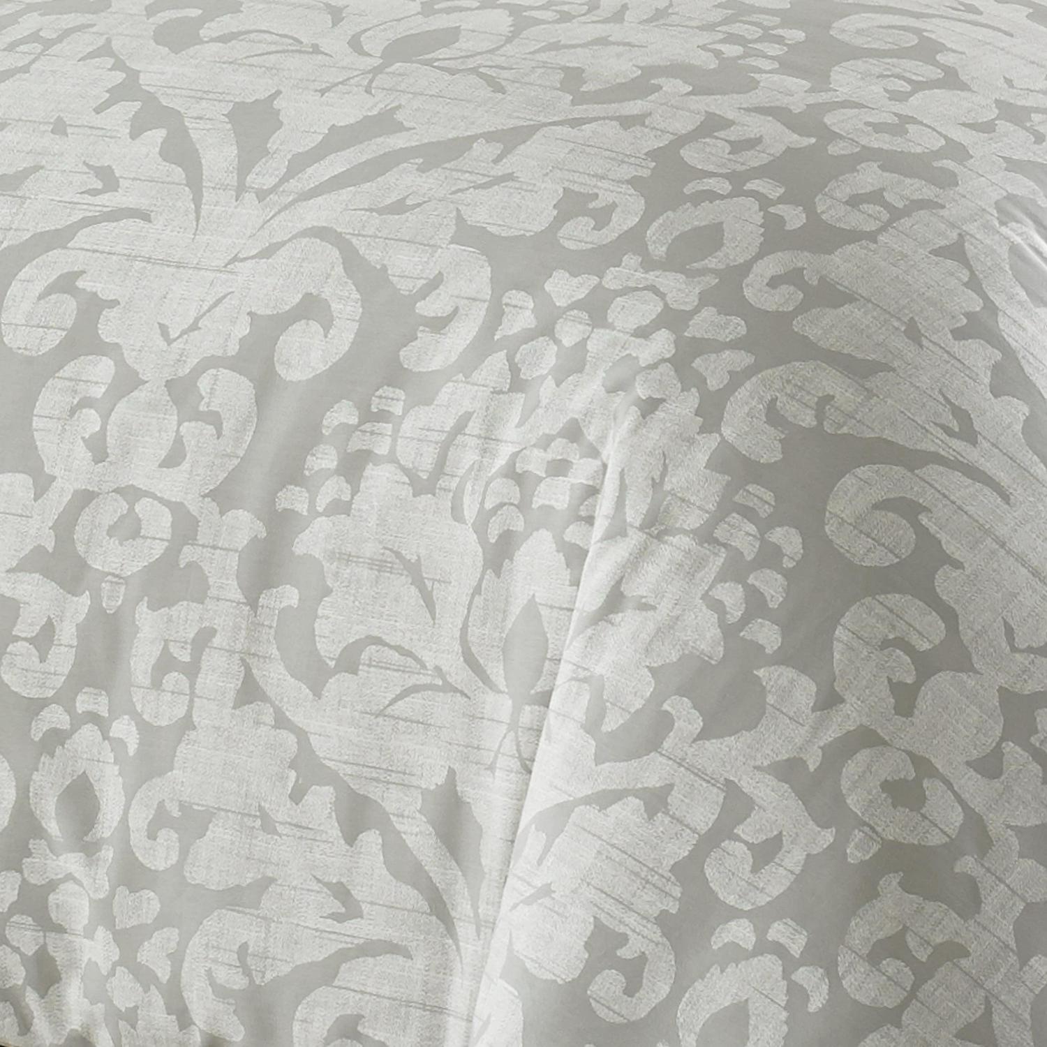 Stone Cottage Camden Contemporary Traditional 230 Thread Count Gray Medallion Patterns Polyester Cotton Sateen Comforters, Full/Queen, Washable - Image 6