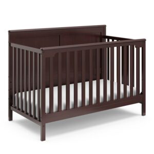 Storkcraft Alpine 5-in-1 Convertible Baby Crib Espresso