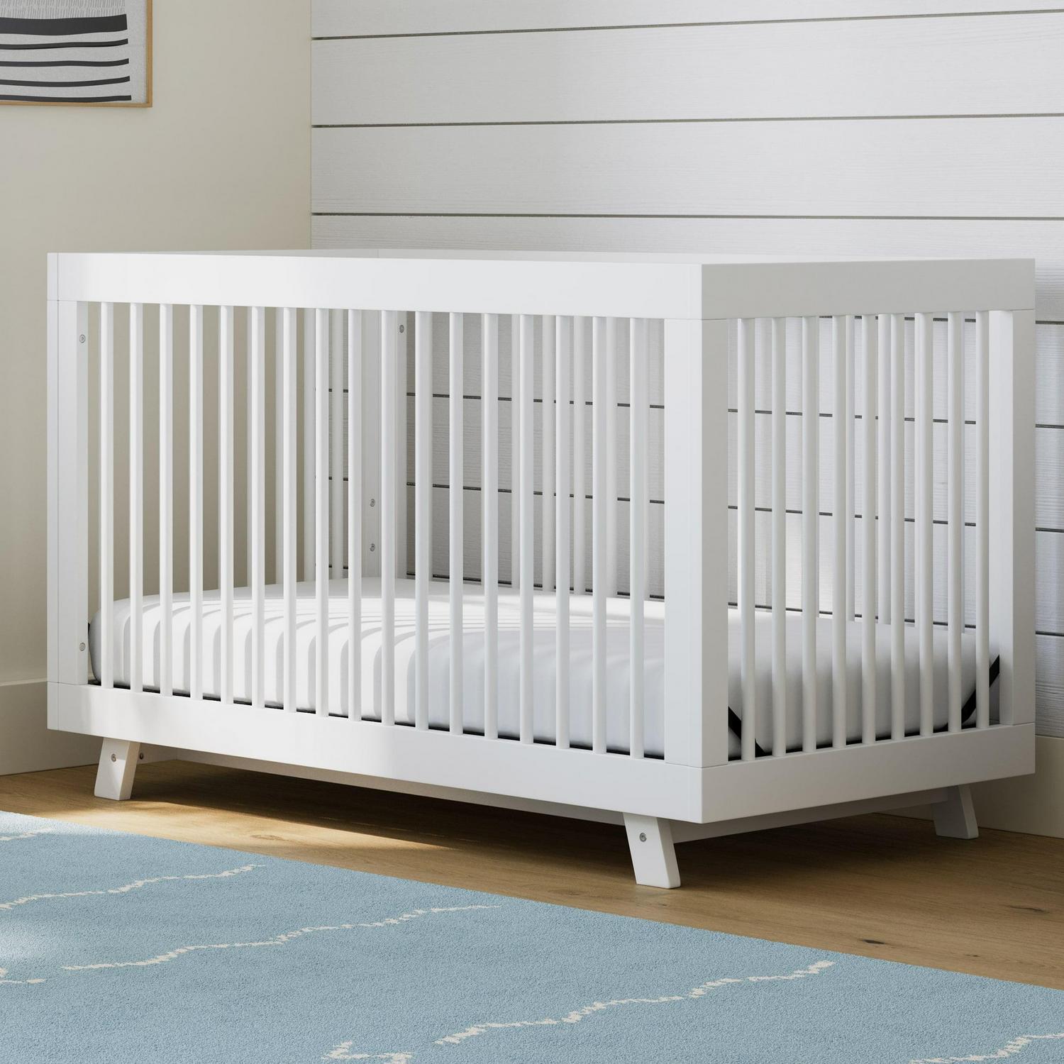 Storkcraft Beckham 3-in-1 Convertible Baby Crib, White - Image 7
