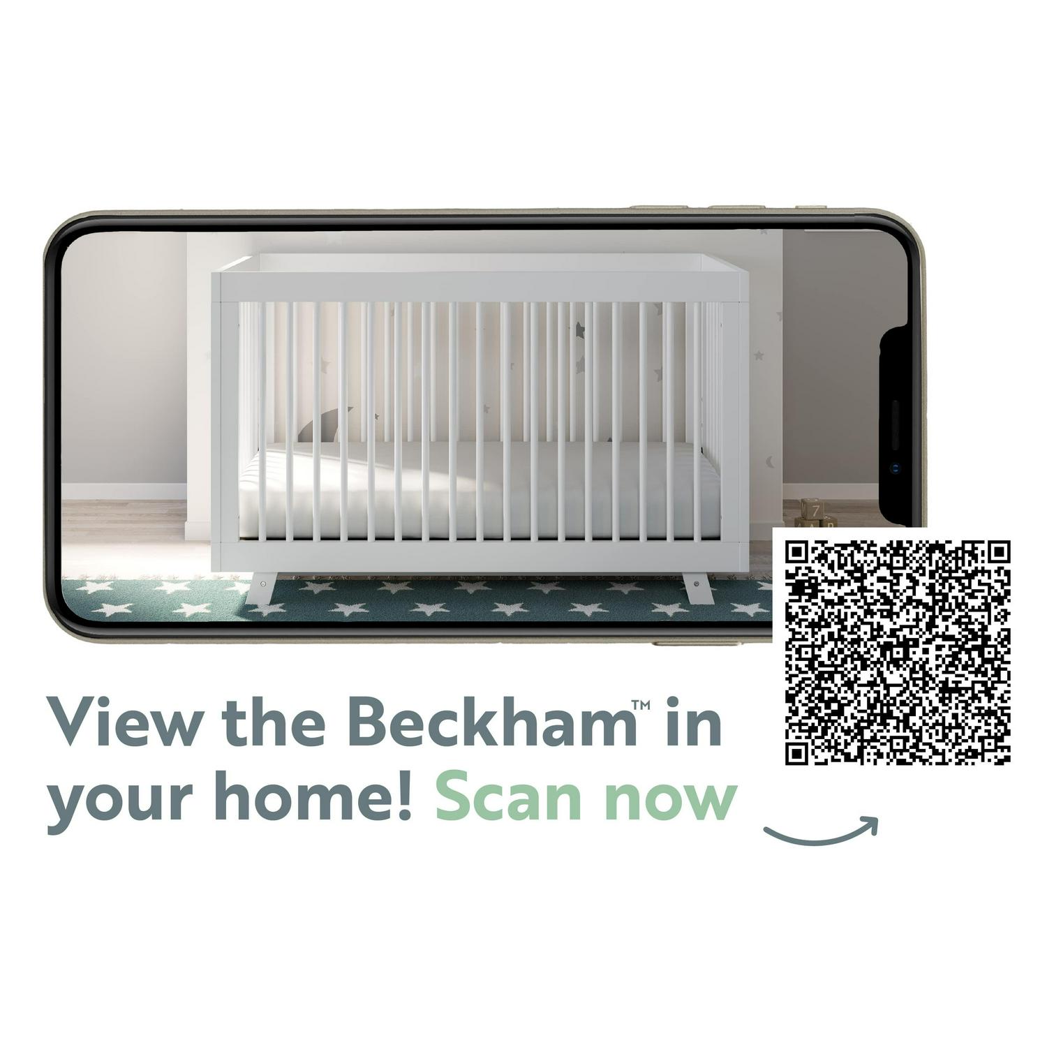 Storkcraft Beckham 3-in-1 Convertible Baby Crib, White - Image 4