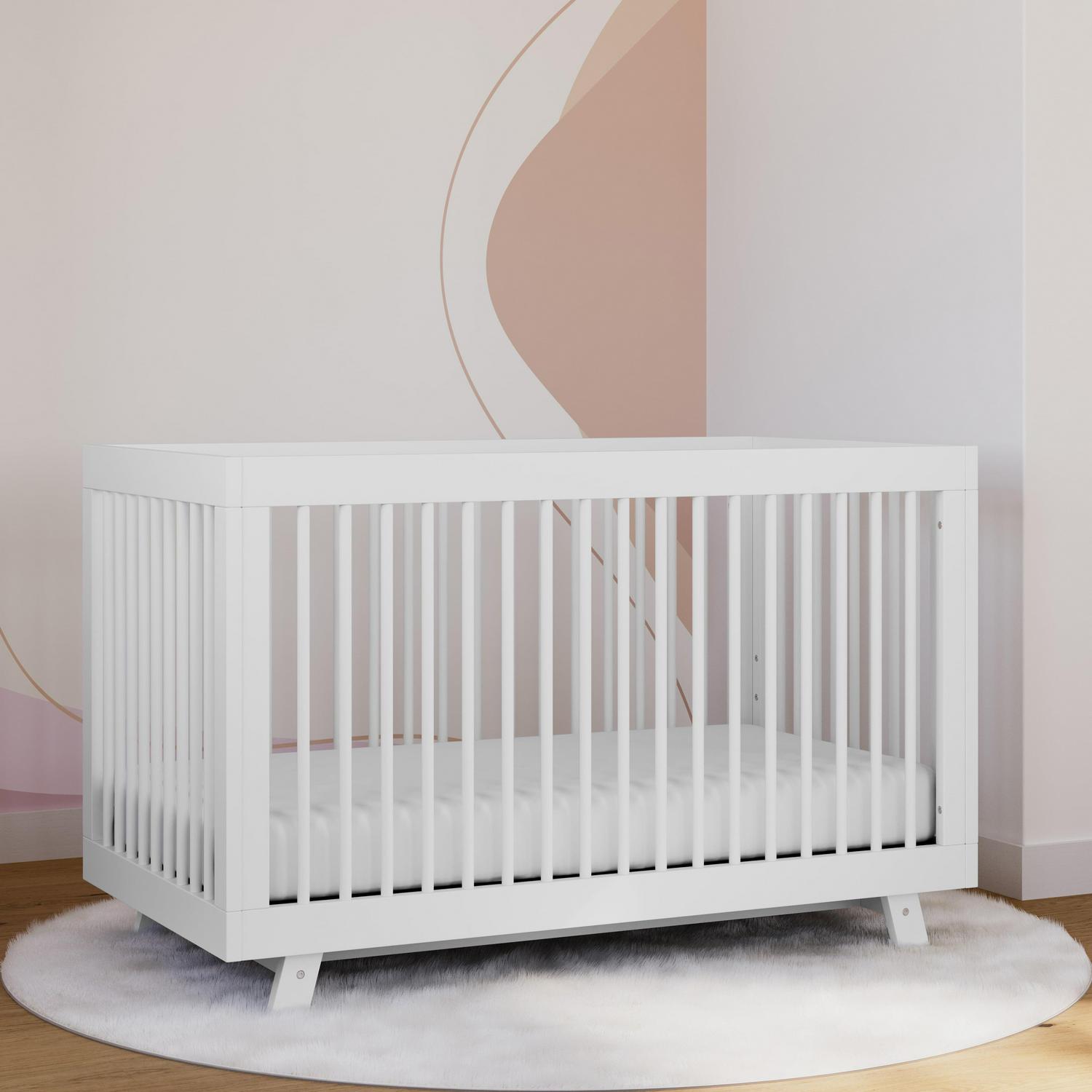 Storkcraft Beckham 3-in-1 Convertible Baby Crib, White - Image 5