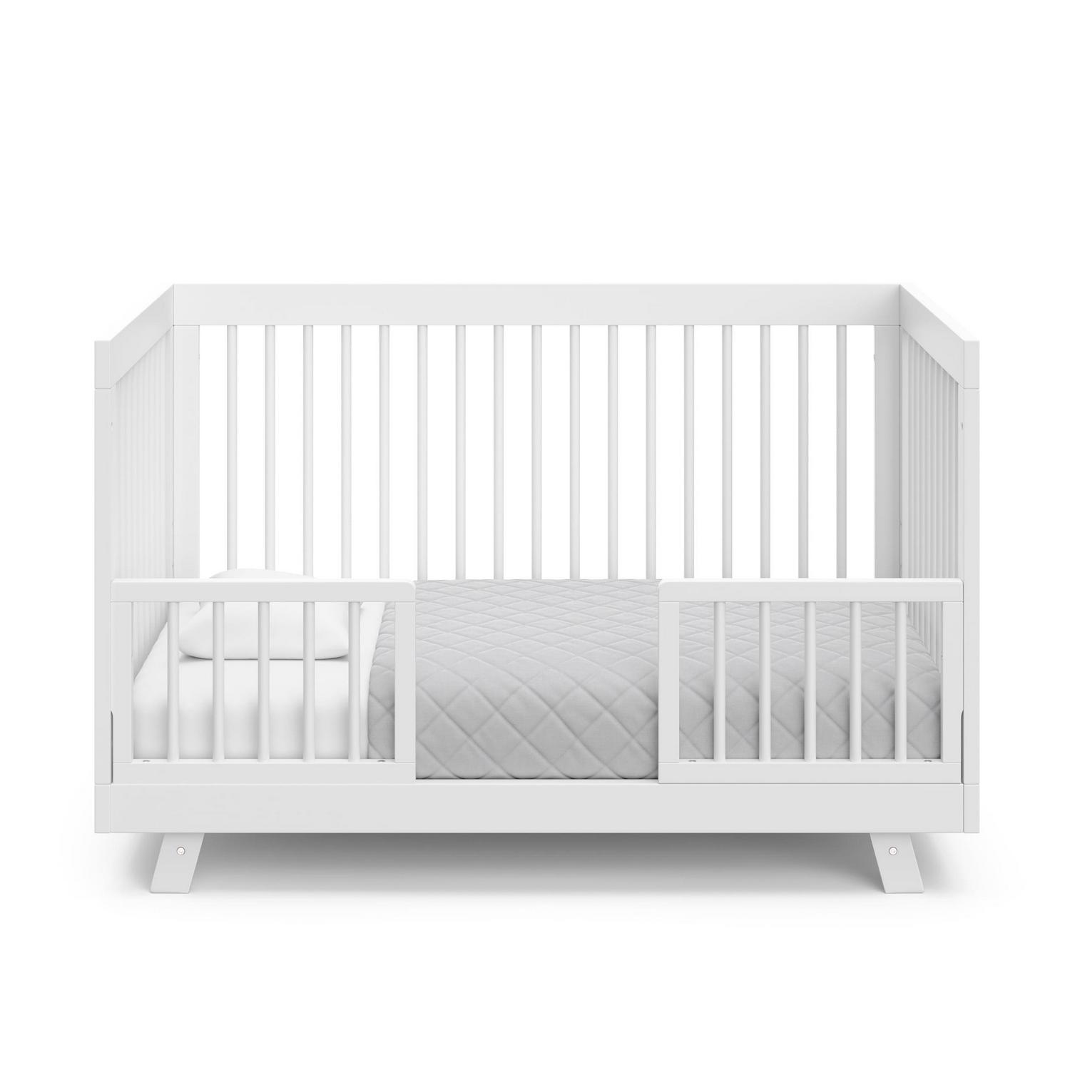 Storkcraft Beckham 3-in-1 Convertible Baby Crib, White - Image 14