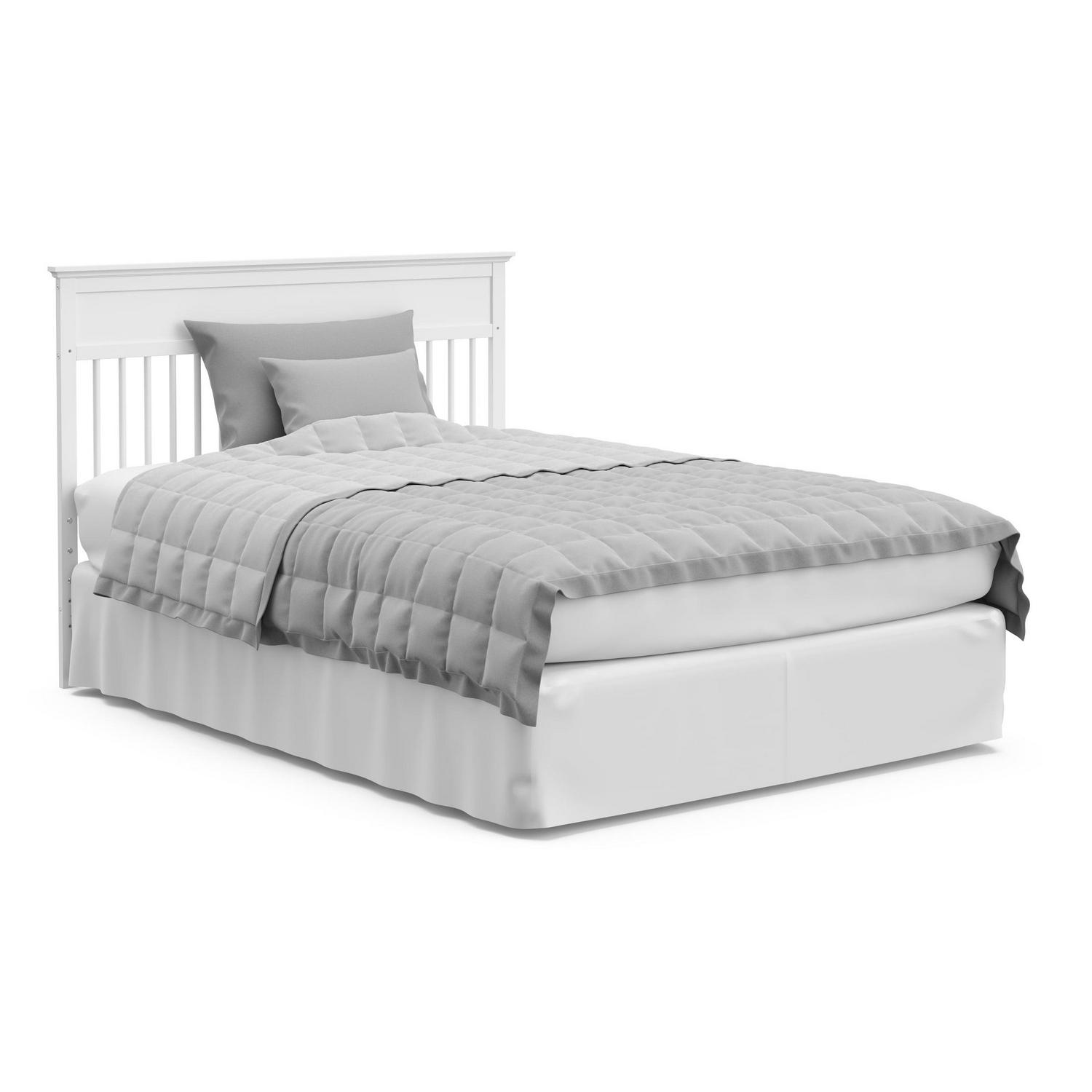 Storkcraft Horizon 5-in-1 Convertible Baby Crib, White - Image 12