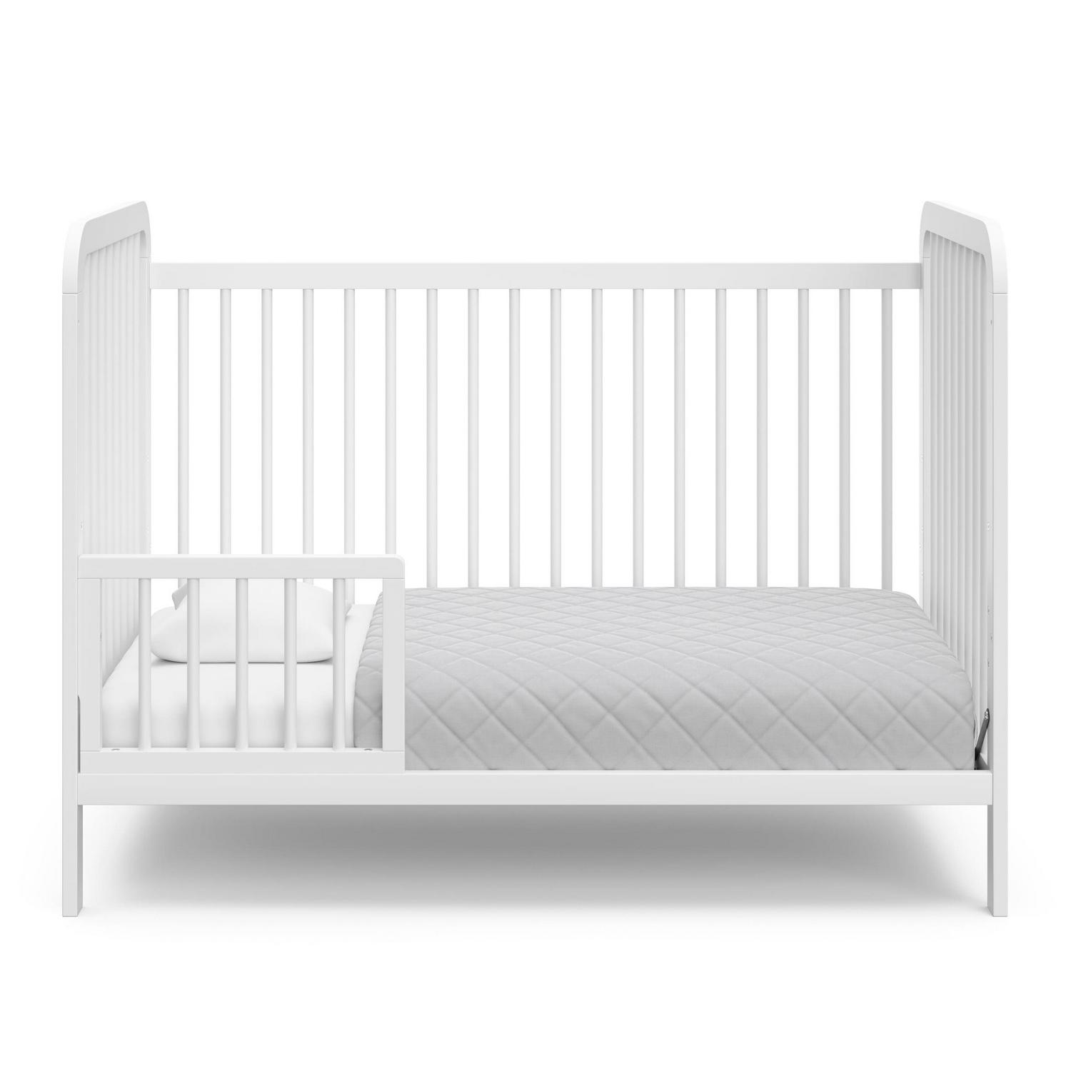 Storkcraft Pasadena 3-in-1 Convertible Baby Crib, White - Image 10