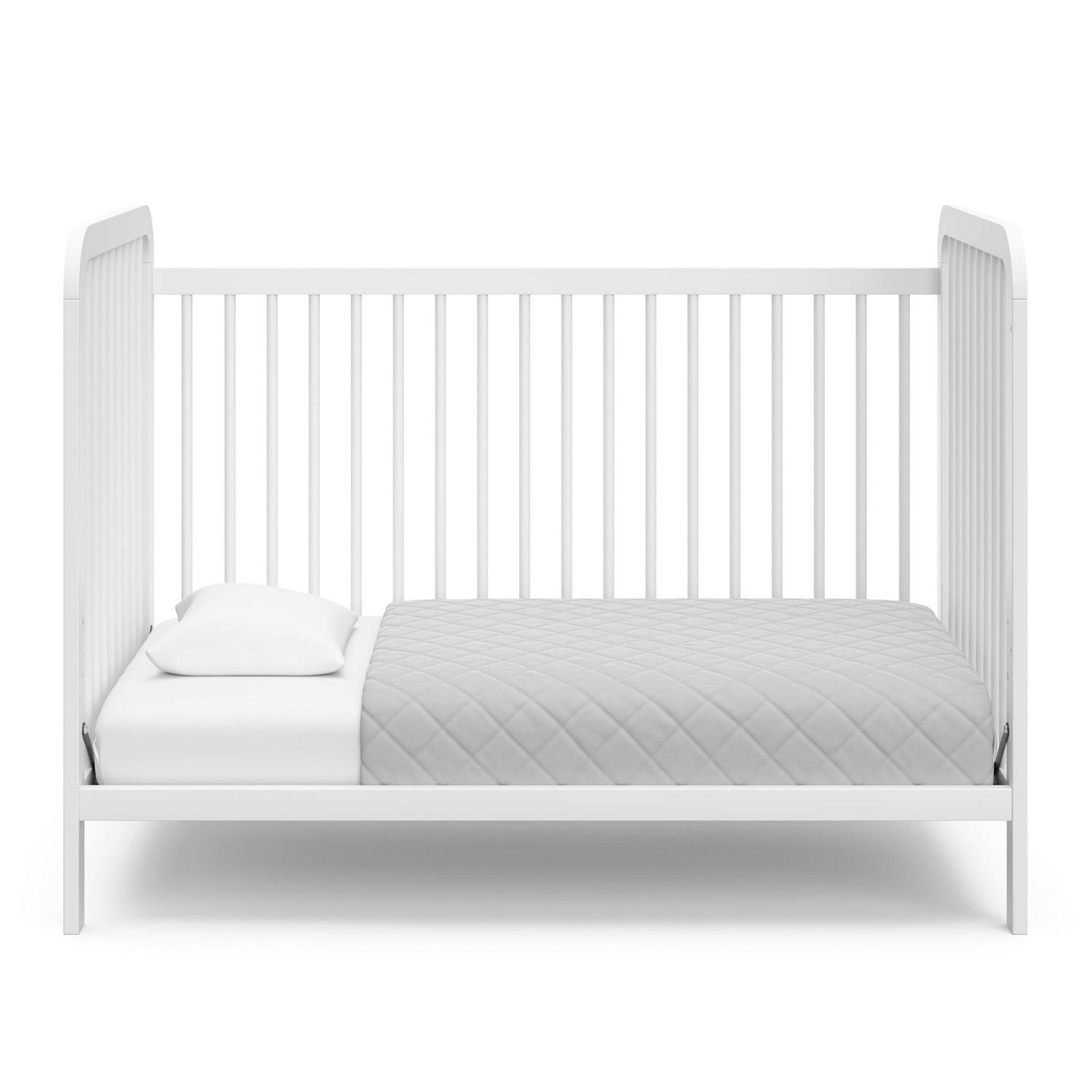 Storkcraft Pasadena 3-in-1 Convertible Baby Crib, White - Image 9