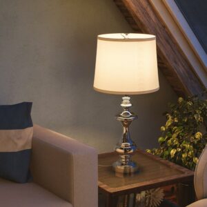 Stratton Table Lamp with Chrome Finish