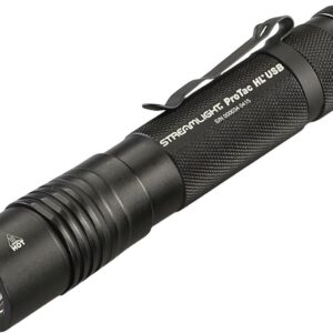 Streamlight ProTac HL Rechargeable USB Handheld Flashlight, 850 Lumens, w/ Nylon Holster - 88052