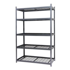 Stronghold Garage Gear by Shin Crest 5-Shelf Boltless Rack Wire Decking, 800lbs per Shelf